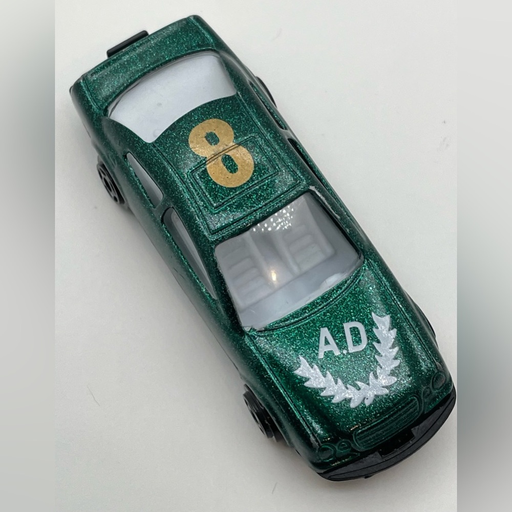 Vintage Sun Toys 9811000 Mercedes CLK Green AD #8 Caesar Diecast Car Rare Old